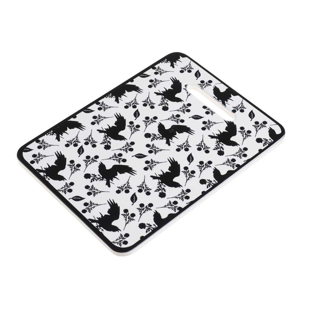 Доска разделочная Alchemy Gothic "Ворон и роза"