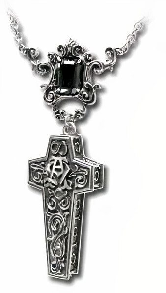 Ожерелье Шкатулка крест Инфинити