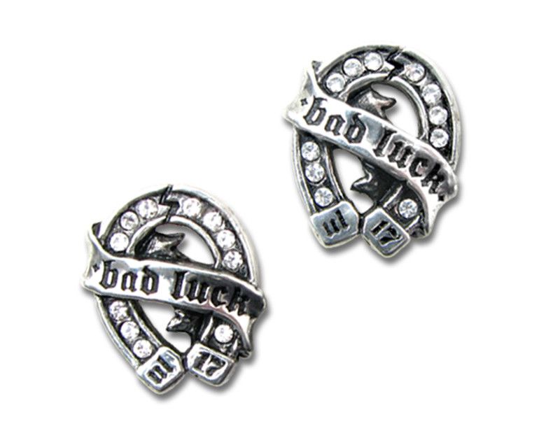 Серьги-гвоздики Плохая примета