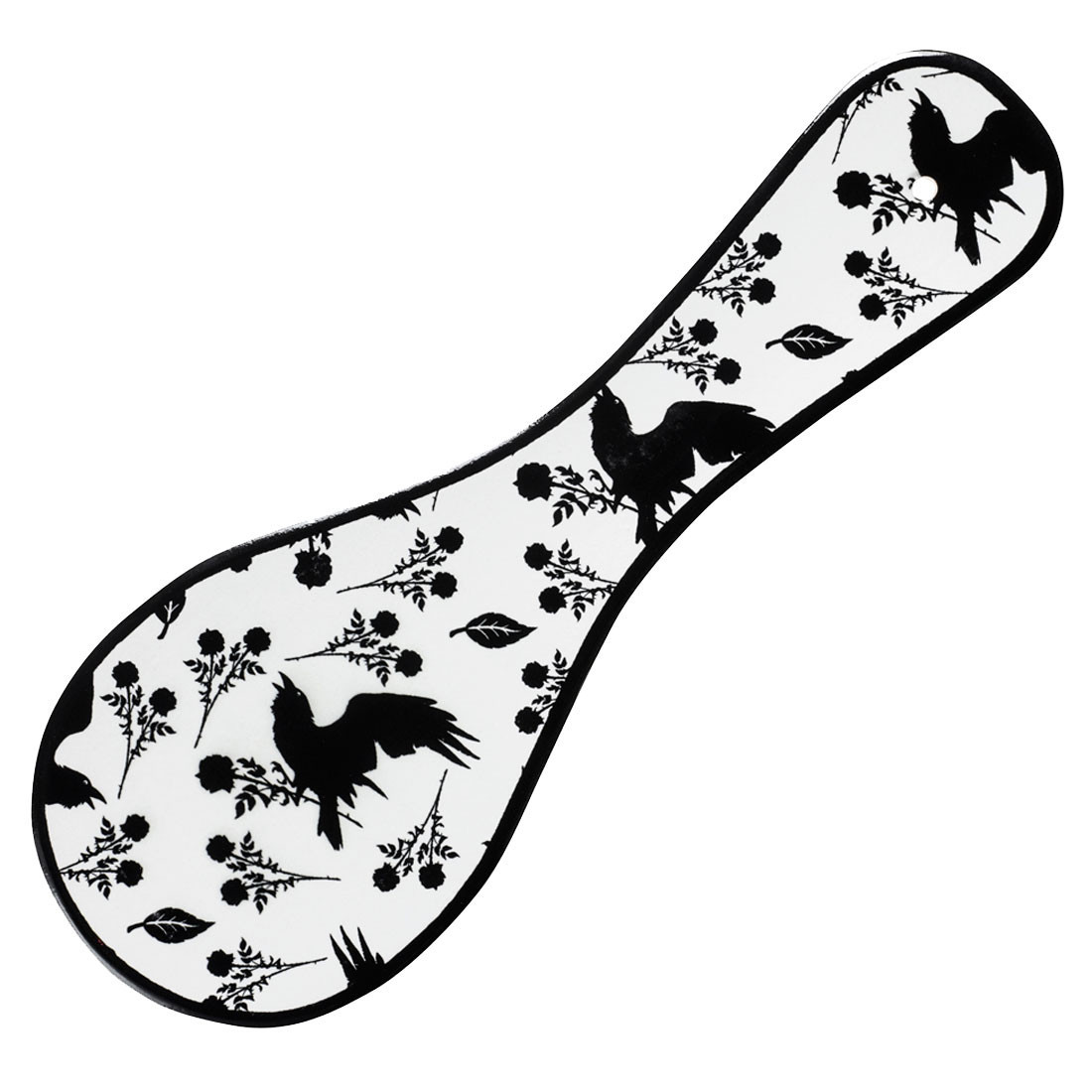 Подставка для ложки «Ворон и Роза»