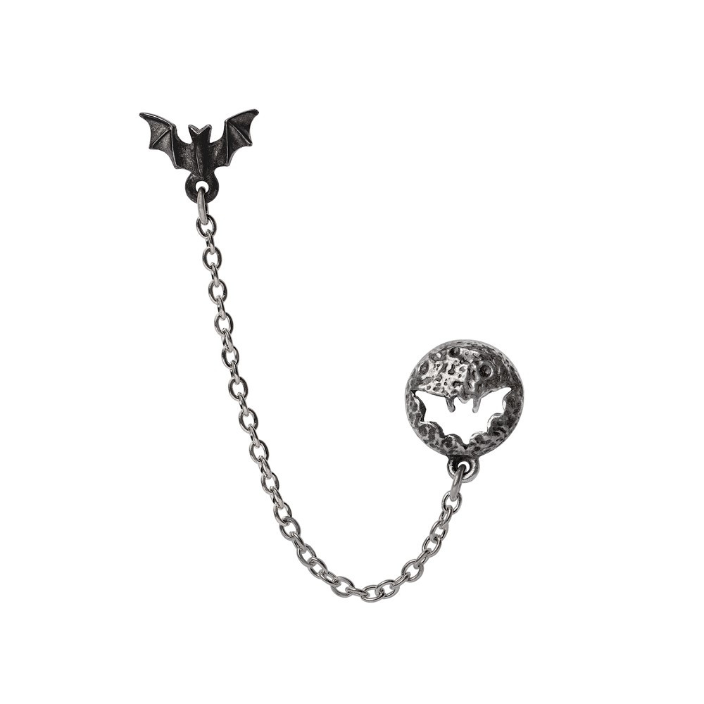 Моно-серьга "Лунный пост" (для двух проколов)